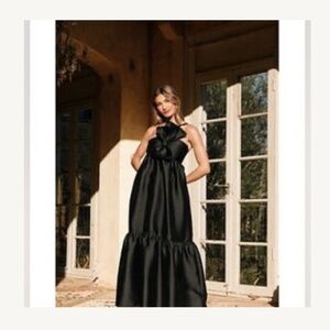 PETAL & PUP Women's Betina Bow Front Maxi Dress B85